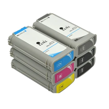 YLC Kompatibilný s HP 72 Atramentové kazety pre HP Designjet T1100 T1120ps T1100ps 1100 T610T1100 tlačiarne pre HP72 atramentové kazety