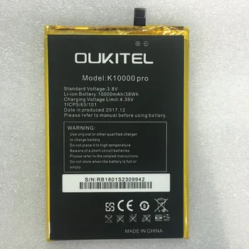 Oukitel k10000 Pro dvojité Batérie Pôvodné Veľkú Kapacitu Reálne 10000mAh Výmena Batérie Pre oukitel k10000 Pro Mobilný Telefón