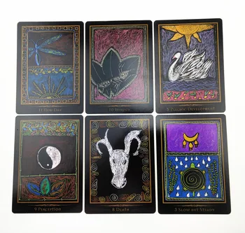 Nové Tarot Karty Šamanských Uzdravenie Oracle Karty Tarot Usmernenie Veštenie Osudu Palube Doskové Hry, Pre Rodiny Strana deti hračka