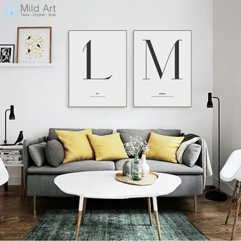 Minimalistický Black White List Cituje Písmo Plagáty Vytlačí Nordic Steny V Obývacej Izbe Umenie Fotografie Domova Plátne Obrazy