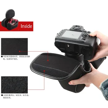 Fotoaparát Prípade taška pre Nikon D600 D610 D800 D810 D750 24-120 24-85 18-140 18-200 mm ochranný kryt puzdro mäkké vnútorné vrecko