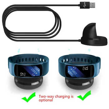 Smartwatch USB Nabíjačka Magnetické Náhradné Nabíjací Dok pre Samsung Výstroj Fit2 Pro SM-R360 Smart Hodinky Kapela Kábel Kábel Poplatok