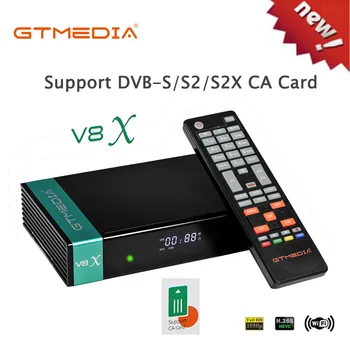 GTmedia V8 Nova, 1080P HD DVB-S2 Receptor de TV por satélite V8 ČESŤ, V8X Potencia WIFI integrada por Freesat V8 Dekodér