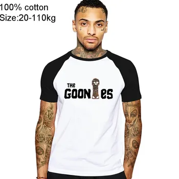 The Goonies, T Košele Názov Filmu s Meďou Tlačidlo Muži T-Shirts modálne Tričko Americkej Adventur Oblečenie Letné Top Tee Plus Veľkosť