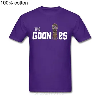The Goonies, T Košele Názov Filmu s Meďou Tlačidlo Muži T-Shirts modálne Tričko Americkej Adventur Oblečenie Letné Top Tee Plus Veľkosť