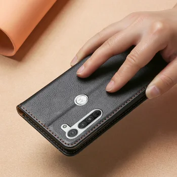 Motorola Moto G8 v Prípade Kože Flip puzdro na Na Coque Motorola Moto G8 Fundas Peňaženky Karty Držiteľa Prípade Etui Telefón Puzdro