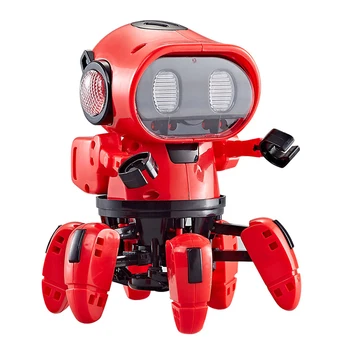 Rozsvietiť Hračky 6 Pazúry Robot Stúpania Octopus Spider Roboty Acousto-optické Automatické Vozidla Darček k Narodeninám Hračky pre Deti Deti