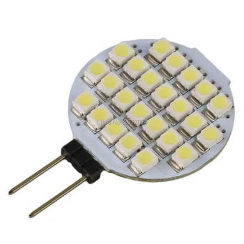 10pcs G4 LED Lampa Stolná Nástenné Svietidlo Nočné Svetlo 24leds 3528 200LM DC12V Teplá Biela alebo studená Biela headLighting Nahradiť Halogénové Žiarovky