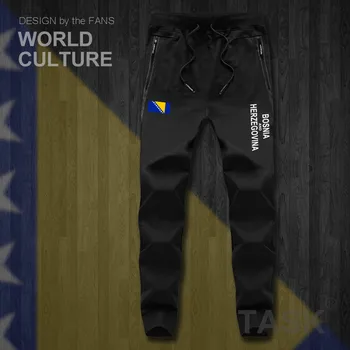 Bosna a Hercegovina bosna a hercegovina Bosnianskych Herzegovinian pánske nohavice jumpsuit tepláky stopy potu fitness fleece národ legíny nové