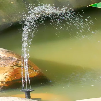 Mini Solárne Fontány Záhrade Bazén Rybník Plávajúce Vodné Fontány, Vonkajšie Vták Vaňa Garden Bonsai Rockery Dekor Fontána Rýchlu Loď