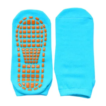 12 párov / veľa Trampolína ponožky pre dospelých & dieťaťa Vnútorné športové ponožky protišmyková podlaha ponožky ženy bavlna jogy ponožky Foot masáž