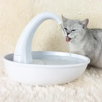 2.34 L Automatické Swan Pet Mačka Zásobník Vody Kŕmenie Tečúcej Vody Fontány Cat Pitnej Misy Elektrický Zásobník Vody