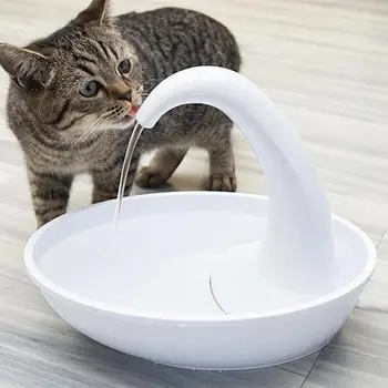 2.34 L Automatické Swan Pet Mačka Zásobník Vody Kŕmenie Tečúcej Vody Fontány Cat Pitnej Misy Elektrický Zásobník Vody