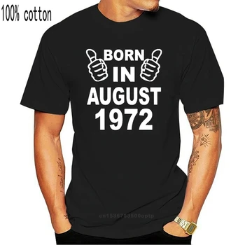 Osobnosti Narodené V auguste 1972 Tričko Pre Mužov, Ženy O-Krku Comics Muži T-Shirt Plus Veľkosť S-5xl Streetwear Hip Hop