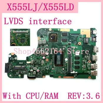 X555LJ LVDS rozhranie 4G RAM REV:3.6 GT920M základná Doska Pre ASUS X555L A555L K555L F555L W519L X555LD X555LJ Notebook Doske