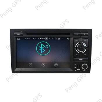 Android Auto Stereo Pre Audi A4 2002-2008 Dotykový displej Multimediálne CD DVD Prehrávač, GPS Navigáciu Headunit Rádio Carplay Bluetooth