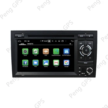 Android Auto Stereo Pre Audi A4 2002-2008 Dotykový displej Multimediálne CD DVD Prehrávač, GPS Navigáciu Headunit Rádio Carplay Bluetooth