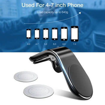 Univerzálny Auto Magnetického Držiaka Telefónu, Pre iPhone Samsung Huawei Air Vent Chytrý Telefón Stojan Pre Xiao Oneplus Auta GPS Držiak