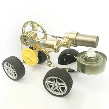 Parný Auto Stirling Motor Model Vyučovaní Fyziky Auto Drobné Energie Jasný Vedecký Experiment Hračka