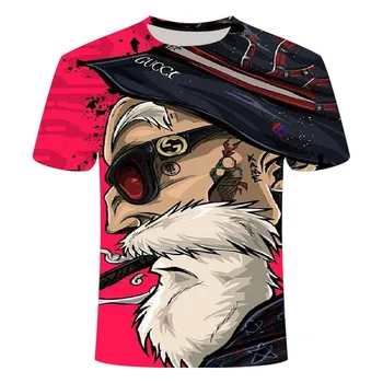Nové módne anime 3d t-shirt mužov a príležitostné voľné dámskej módy hip-hop streetwear pulóver t-shirt pánske t-shirt topy