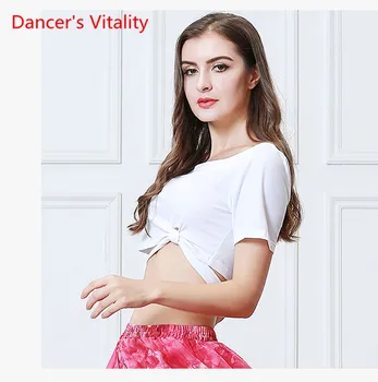 Ženy, Brušný Tanec Sexy Top Orientálnej Tanečnej Praxi Šaty, Sexy Tanec Oblečenie Top Biele S, M, L