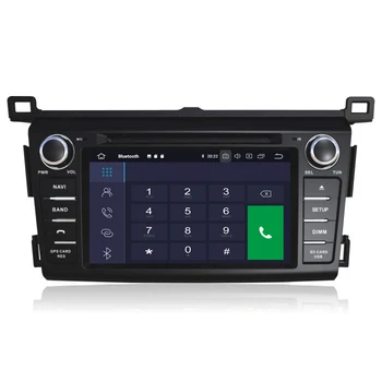 2 din rádio magnetofón Auto stereo Pre Toyota RAV4 roky 2013-Android 10.0 Auto DVD Multimediálny Prehrávač, GPS Navigáciu Zadarmo mapu