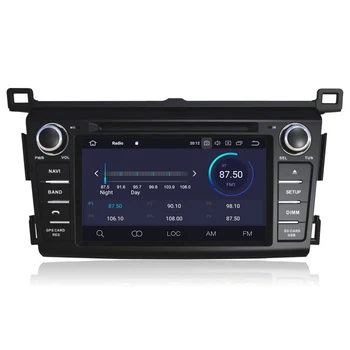 2 din rádio magnetofón Auto stereo Pre Toyota RAV4 roky 2013-Android 10.0 Auto DVD Multimediálny Prehrávač, GPS Navigáciu Zadarmo mapu