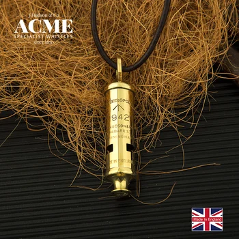 Britský ACME 1942 limited edition kovové police whistle zvuk jasne a hlasno pískať, módne doplnky, suveníry prívesok whistle