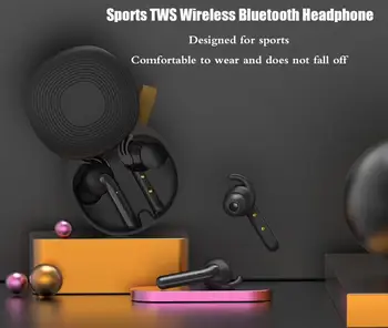 BT30 šport TWS bezdrôtové slúchadlá hifi bluetooth slúchadlá nepremokavé stereo slúchadlá s mikrofónom pre IOS android smartphony