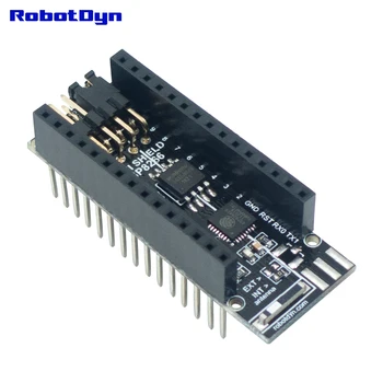 RobotDyn Nano V3 Wi-Fi Štít - ESP8266, 32Mbit (4Mbyte) Flash, Vnútorné antény kompatibilná s Arduino NANO pre DIY Elektronické