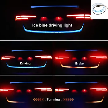 Blikajúce LED RGB Auto zadné Svetlo Pásy Brzdy Zadné Stop Zase signalizačná kontrolka Truck Pozíciu Hmlové Svetlá Karavany Auto Príslušenstvo 12V