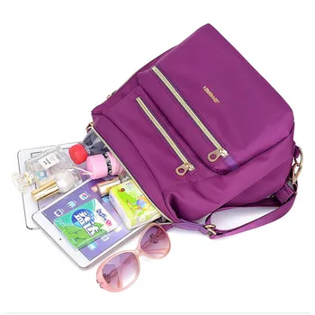 Multi-funkčné žena taška z nylonu handričkou multi-layer nepremokavé jeden ramenní taška Messenger bag drop shipping