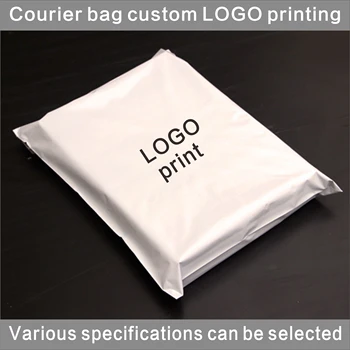 100ks vlastné kuriér taška s logom samostatne tesnenie plastové skladovanie poštovú obálku tašky Kuriér obálky potlač obalov