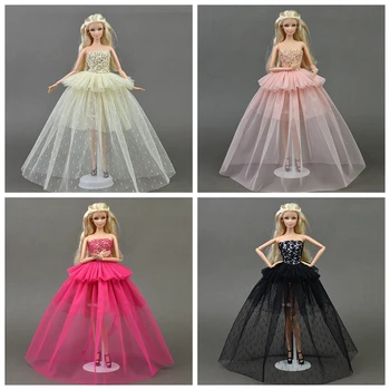 Bábika Oblečenie Pre Barbie Princeznej Svadobné Šaty Ušľachtilý Party Šaty Pre Bábiku Barbie Fashion Design Oblečenie Najlepší Darček Pre Dievča,' Bábika