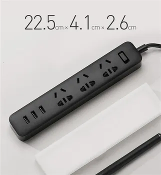 Pôvodný Xiao USB Power Strip 3 USB 3.1 výstup