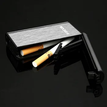 2017 Limitovaná Novinka Mini Mini Cigary Cohiba Rámček Hliníkový Automatické Vyhadzovanie Cigaretový Tabak Prípade Vetru Box Držiteľ K3152