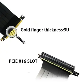PCI-Express 3.0 16x Do Pcie X16 Stúpačky Predlžovací Kábel obrázok Karty 16x Slot Pci-e Konektor Kábla Stabilné pre PC Hosť 15 cm(90 degr