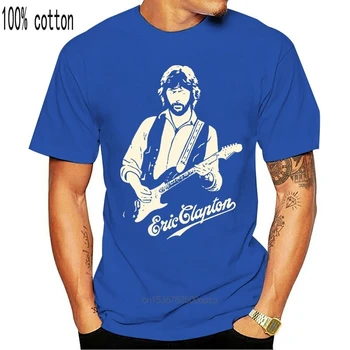 Eric Clapton Slowhand Logo Autogram Muži T-shirt Darček Úplne Nové Dary 2020 Nový Krátky Rukáv Mužov Tričko Top Čaj