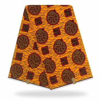 Pôvodné vosk bavlnené tkaniny afriky vosk tkaniny tlače najnovšie vosk textílie 6yards za kus afriky textílie
