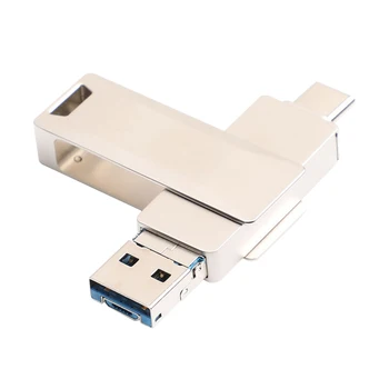 32 GB, 64 GB 3 v 1, USB Flash Disk Typu-C, USB 3.0 Micro Memory) Ukladacie Držať Pero U Diskov pre Telefón/Tablet/PC