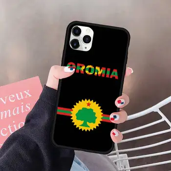 Somálska Somálsku Oromo Oromia Regióne Vlajka Telefón puzdro Gumené pre iPhone 11 pro XS MAX 8 7 6 6 Plus X 5S SE 2020 XR prípade