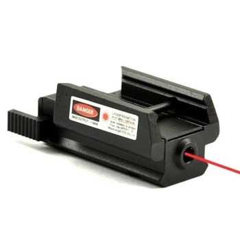 1Set Taktické Red Dot Mini Červeným Laserovým Zameriavačom Priestor pre Zbraň, Pištoľ, Puška s Predĺžiť Potkan Chvost Lov Optika