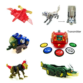 5 V 1 Akcia Obrázok Transformáciu Robota Deti, Hračky, Darčeky Dinosaura Ranger Zostaviť Megazord