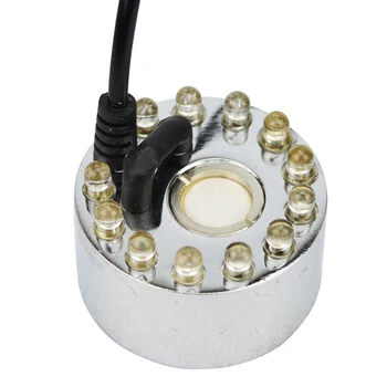24v Ultrazvukový Zvlhčovač 12 LED Hmly Maker Fogger Rozprašovač Vody Hmly Fontána Ultrazvukový Generátor Hmly Vaporizer