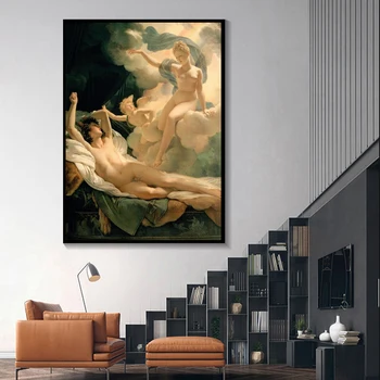 Lietanie nahé pre ženy stenu umenie abstraktné stene plagát, obývacia izba, spálňa plátno maliarske dekoračné maľby