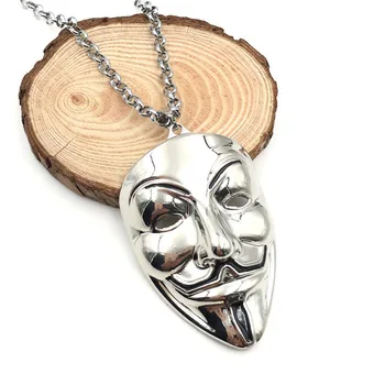 Hot predaj V-Vendetta maska despotický osobnosti trend kvalitnej zliatiny náhrdelník