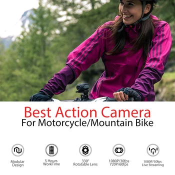 Drift Svätého X MC Akcia Fotoaparát Ambarella 1080P na Motocykel, Bicykel, Šport Prilba Mini Cam RAMENO 12MPX CMOS Rotačný Objektív WiFi
