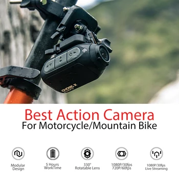 Drift Svätého X MC Akcia Fotoaparát Ambarella 1080P na Motocykel, Bicykel, Šport Prilba Mini Cam RAMENO 12MPX CMOS Rotačný Objektív WiFi