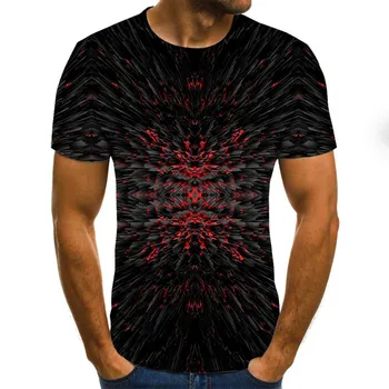 2020 Najnovšie 3D T-shirt 3D Lete Fashion T-shirt Nadrozmerná T-shirt pánske T-shirt Punk O-hals Tshirts Grappige XXS-6XL