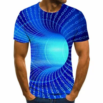 2020 Najnovšie 3D T-shirt 3D Lete Fashion T-shirt Nadrozmerná T-shirt pánske T-shirt Punk O-hals Tshirts Grappige XXS-6XL